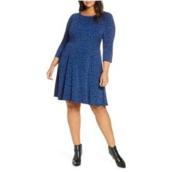 NEW Michael Kors Fit and Flare Dress Size 1X - Picture 1 of 7
